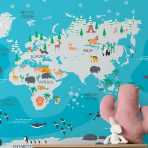 Curious Atlas — Luxury Kids Wallpaper Dubai