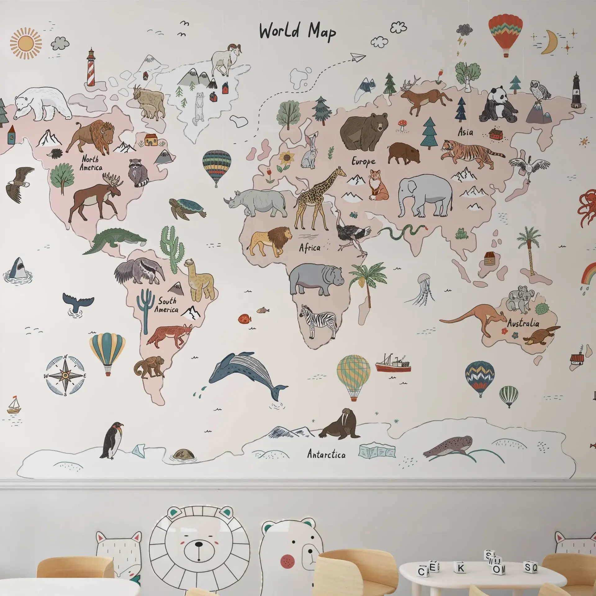 Tiny Meadow — Luxury Kids Wallpaper Dubai