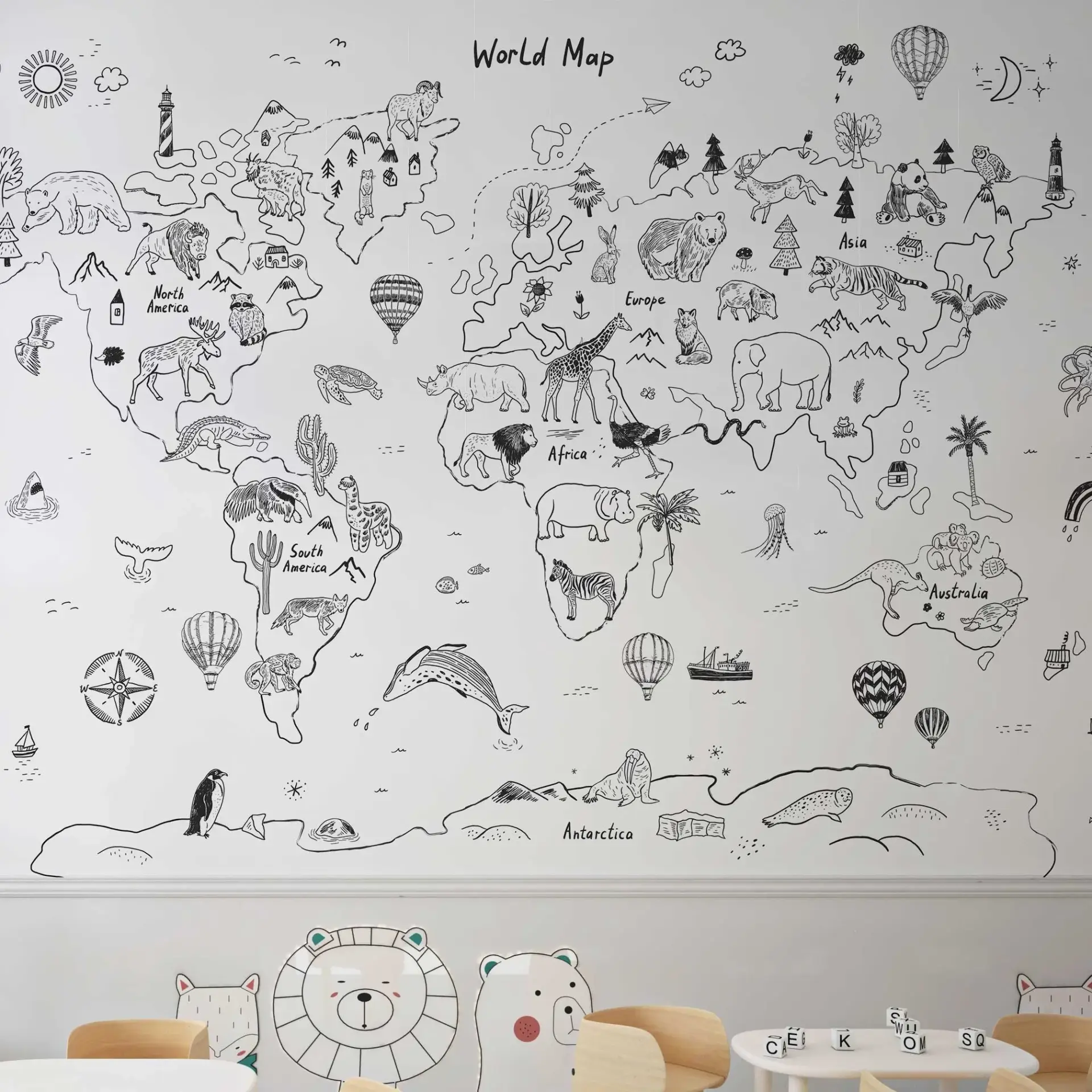 Tiny Meadow — Luxury Kids Wallpaper Dubai - Image 4