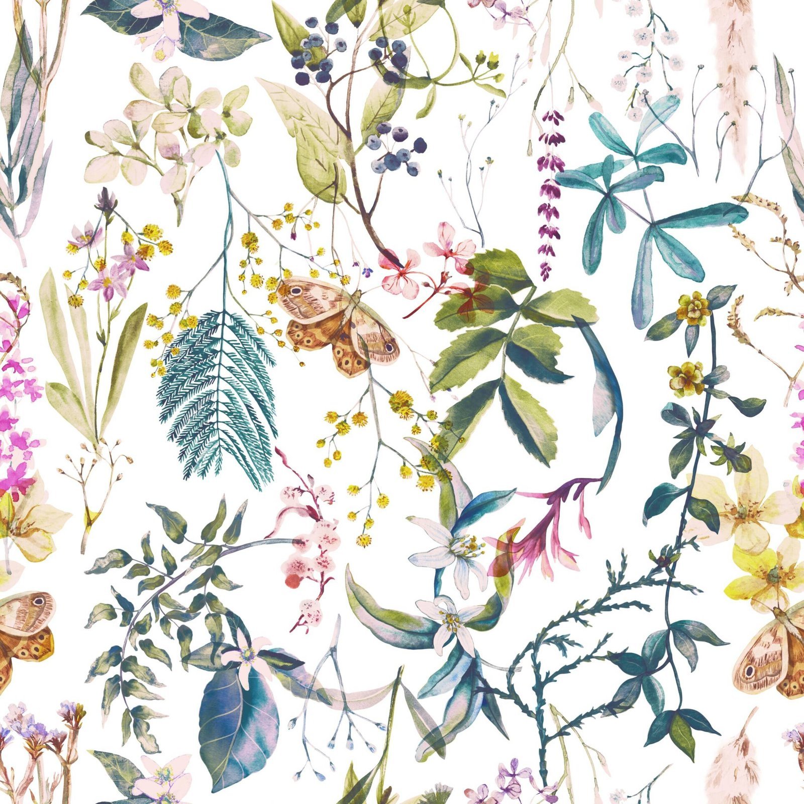 Fern Posy — Luxury Floral Wallpaper Dubai - Image 5
