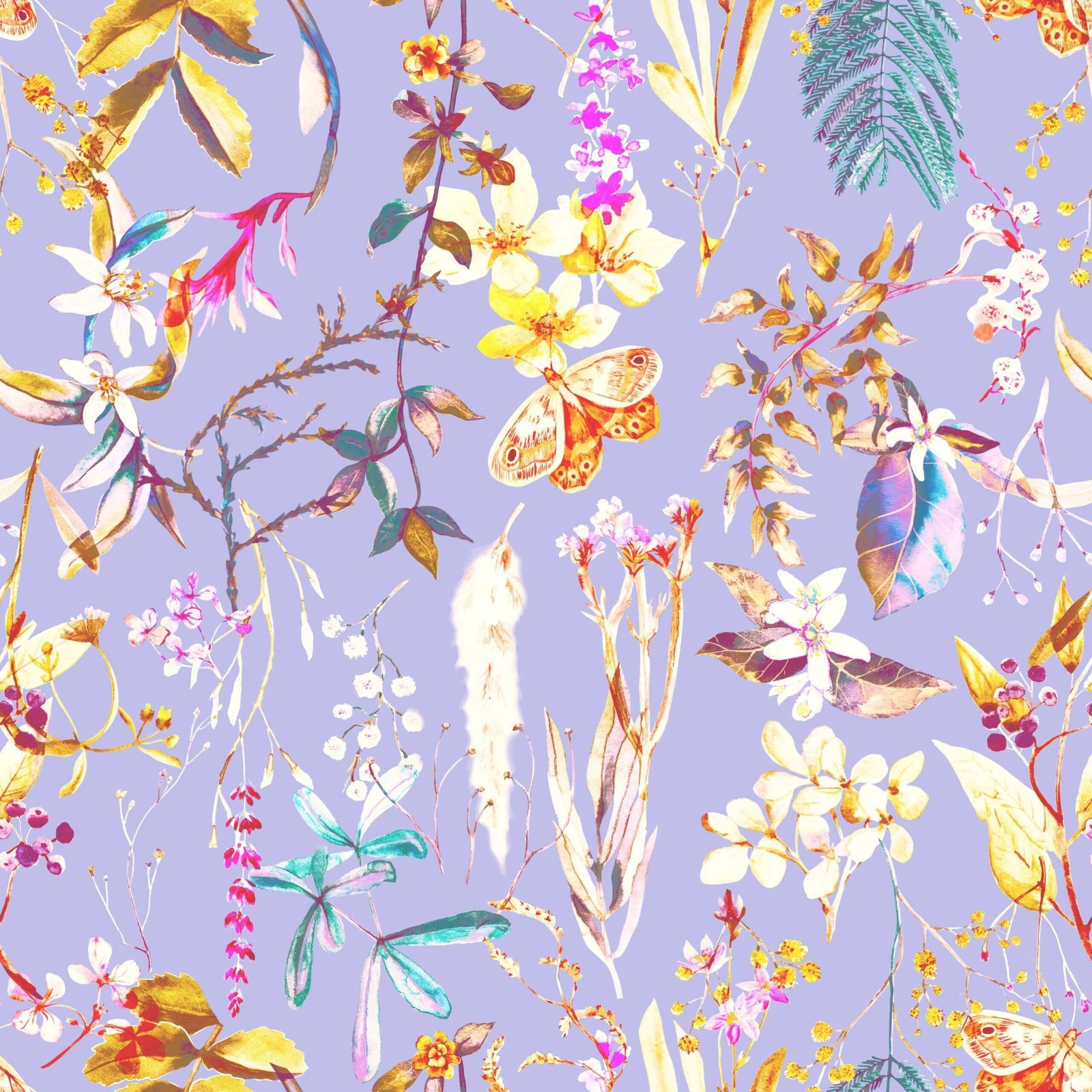 Fern Posy — Luxury Floral Wallpaper Dubai - Image 3