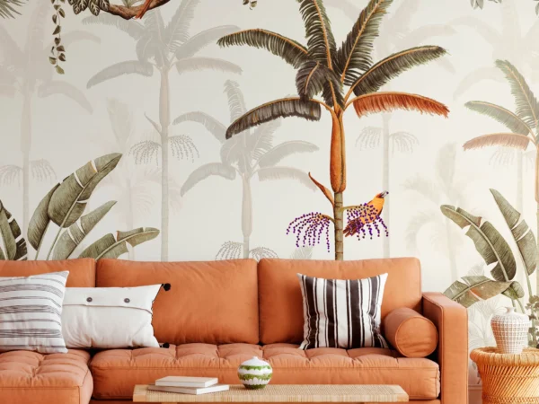 Verdant Perch Tropical Wallpaper Dubai
