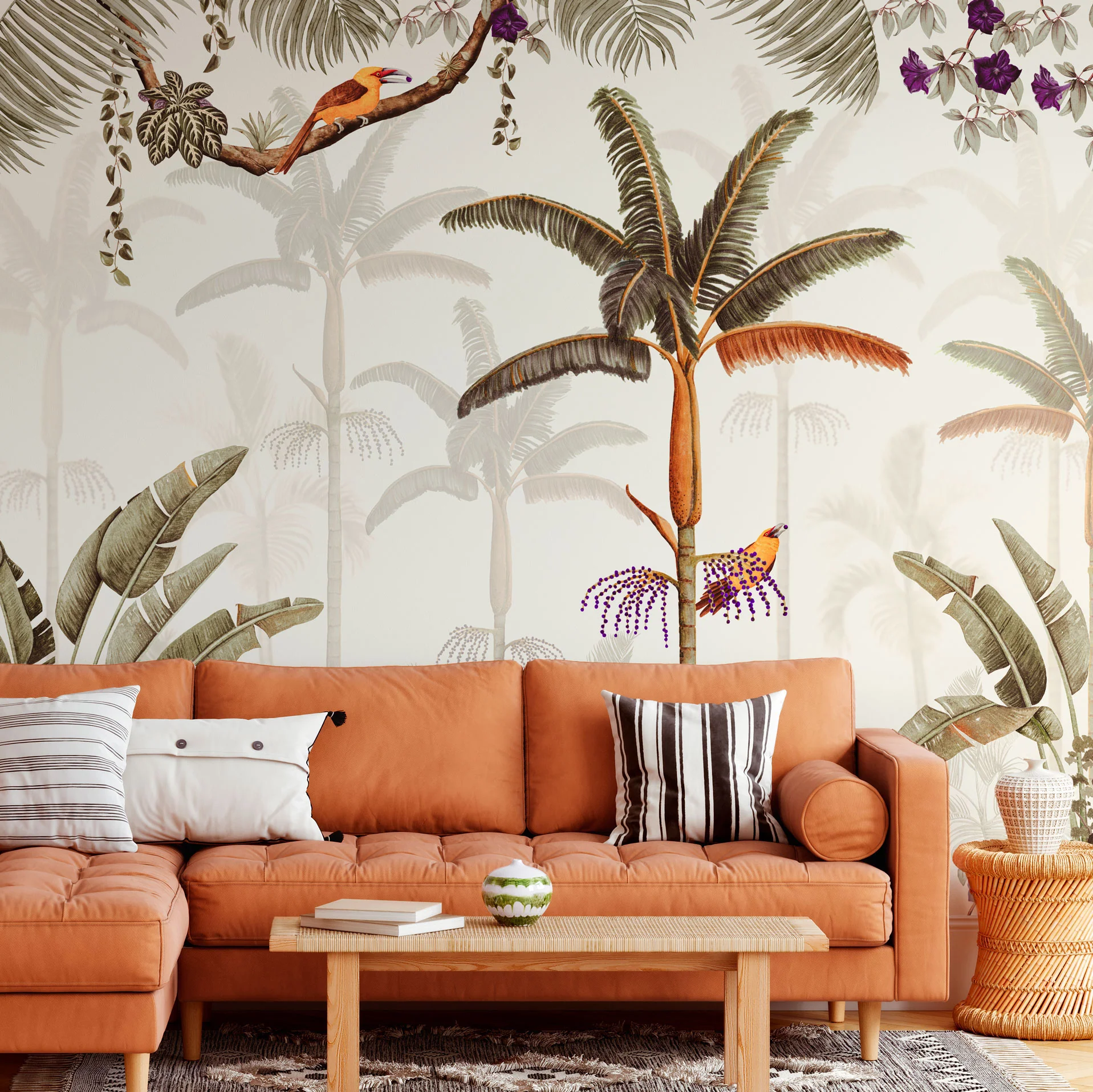 Garden Verdure — Luxury Floral Wallpaper Dubai