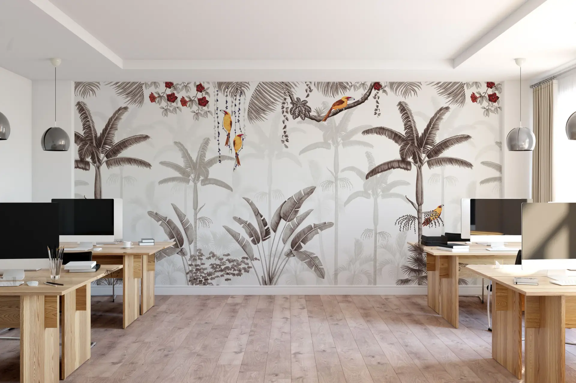 Garden Verdure — Luxury Floral Wallpaper Dubai - Image 3