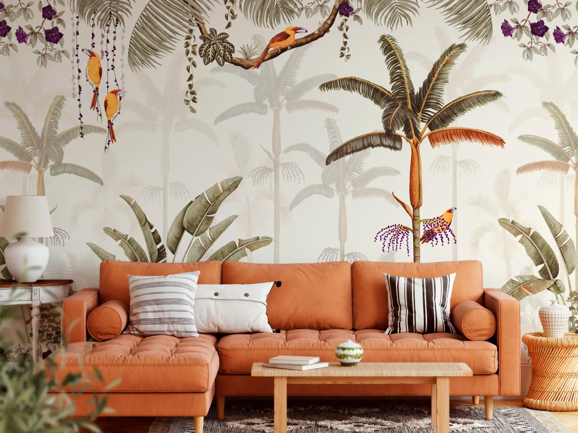 Garden Verdure — Luxury Floral Wallpaper Dubai - Image 2