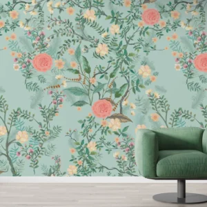 Cottage Trellis — Luxury Floral Wallpaper Dubai