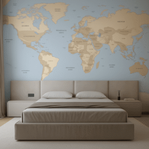 Mariner Chart — Wall Mural Dubai