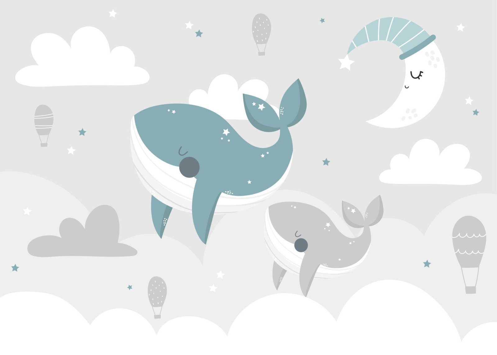 Starlit Lagoon — Luxury Kids Wallpaper Dubai - Image 2