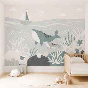 Dreamy Journey — Luxury Kids Wallpaper Dubai