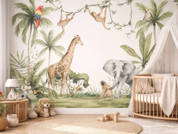 Wild Playland Safari Wallpaper Dubai
