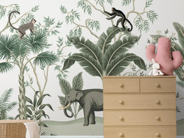 Kids Wildwood Friends Jungle Wallpaper Dubai
