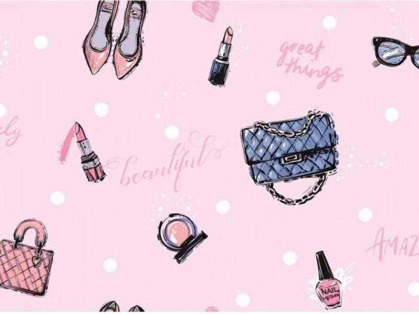 Pink Fashion Pattern Wallpaper