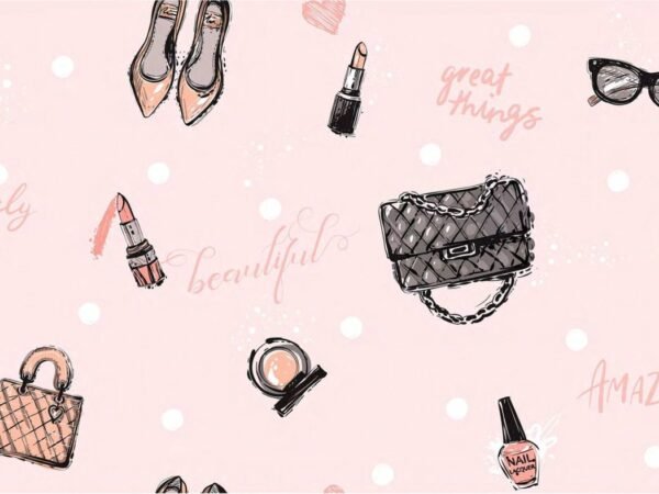Pink Fashion Pattern Wallpaper