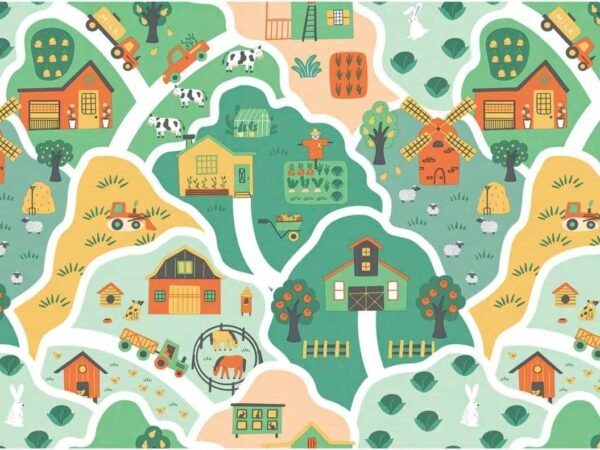 Country Streets Kids Wallpaper