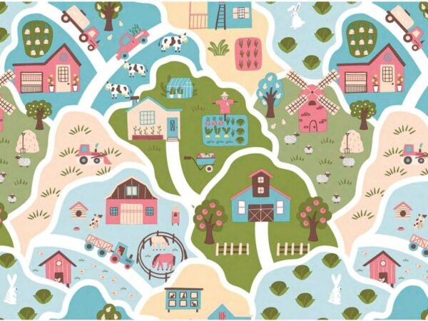 Country Streets Kids Wallpaper