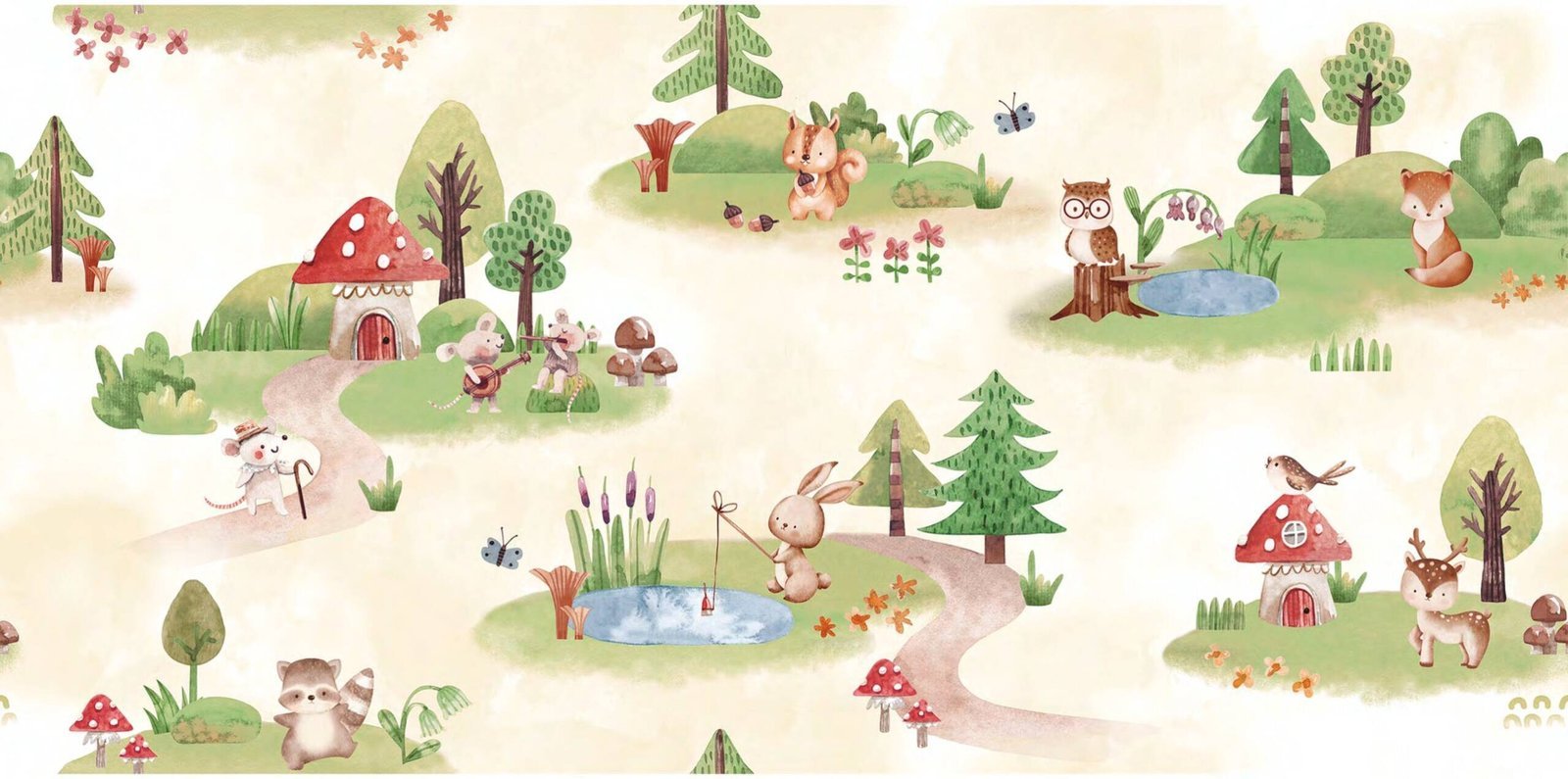 Happy Lagoon — Luxury Kids Wallpaper Dubai