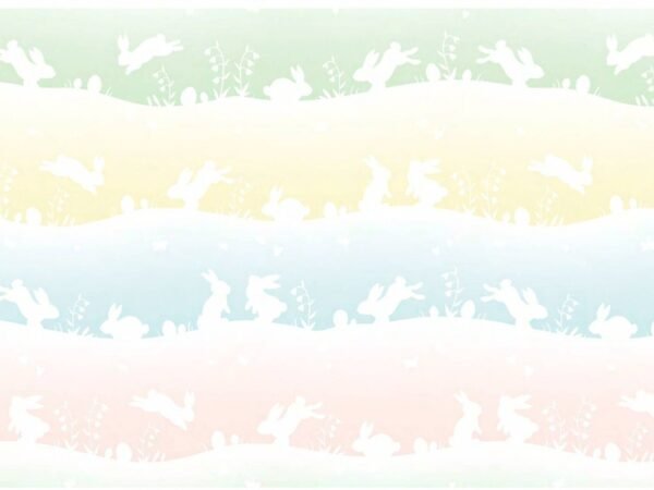 Bunny Parade Kids Wallpaper