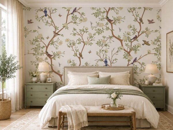 Branch Ballet — Luxury Floral Wallpaper Dubai