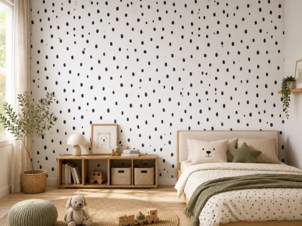 Dotted Whimsy — Luxury Kids Wallpaper Dubai