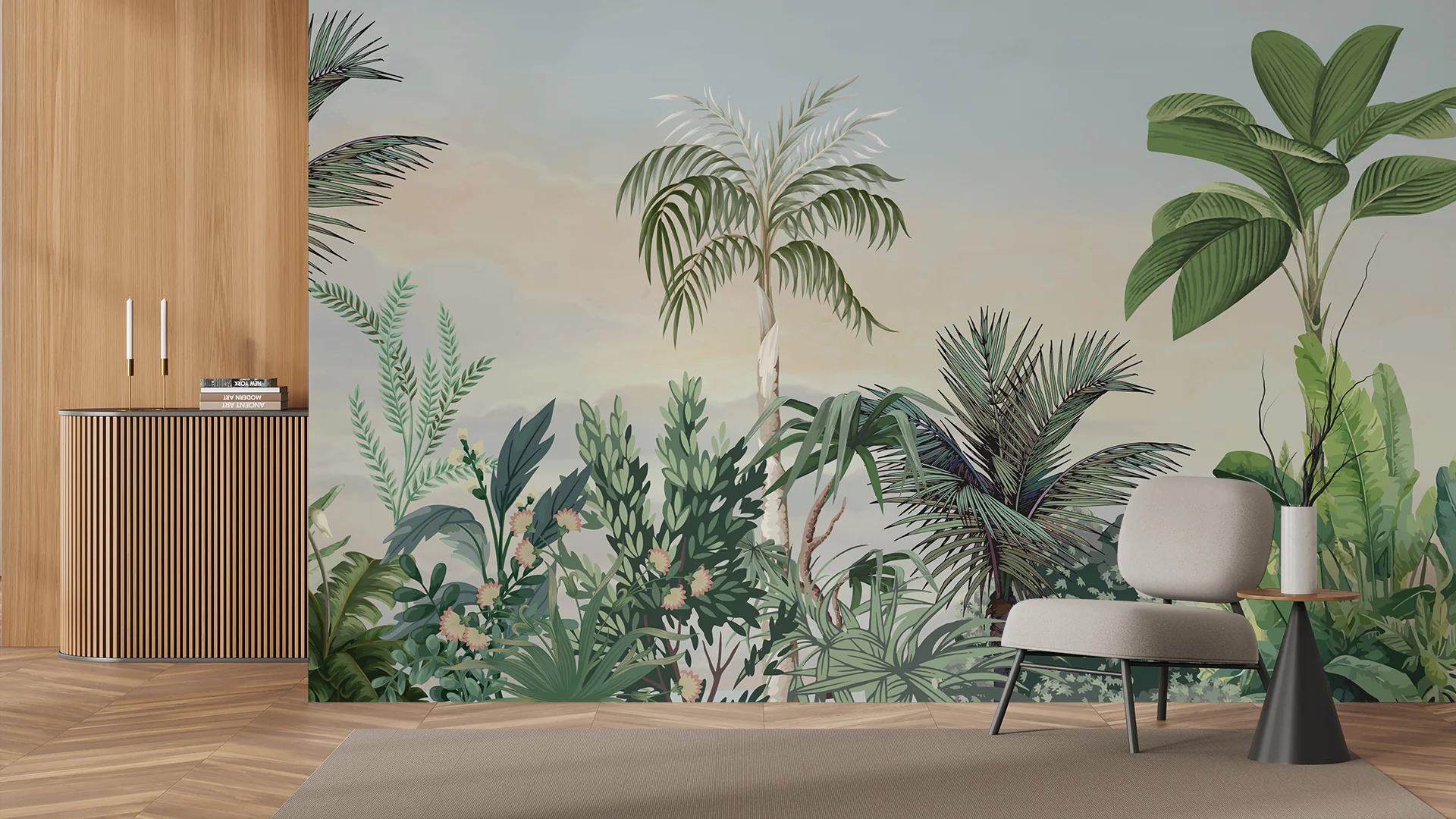 Edenic Horizon — Luxury Floral Wallpaper Dubai - Image 2
