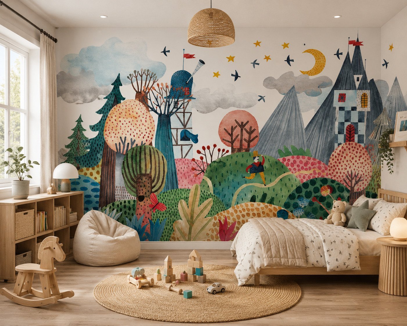 Fairytale Wanderer — Luxury Kids Wallpaper Dubai