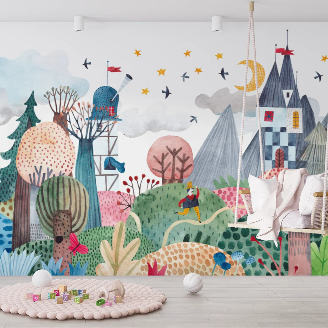 Fairytale Wanderer — Luxury Kids Wallpaper Dubai - Image 2