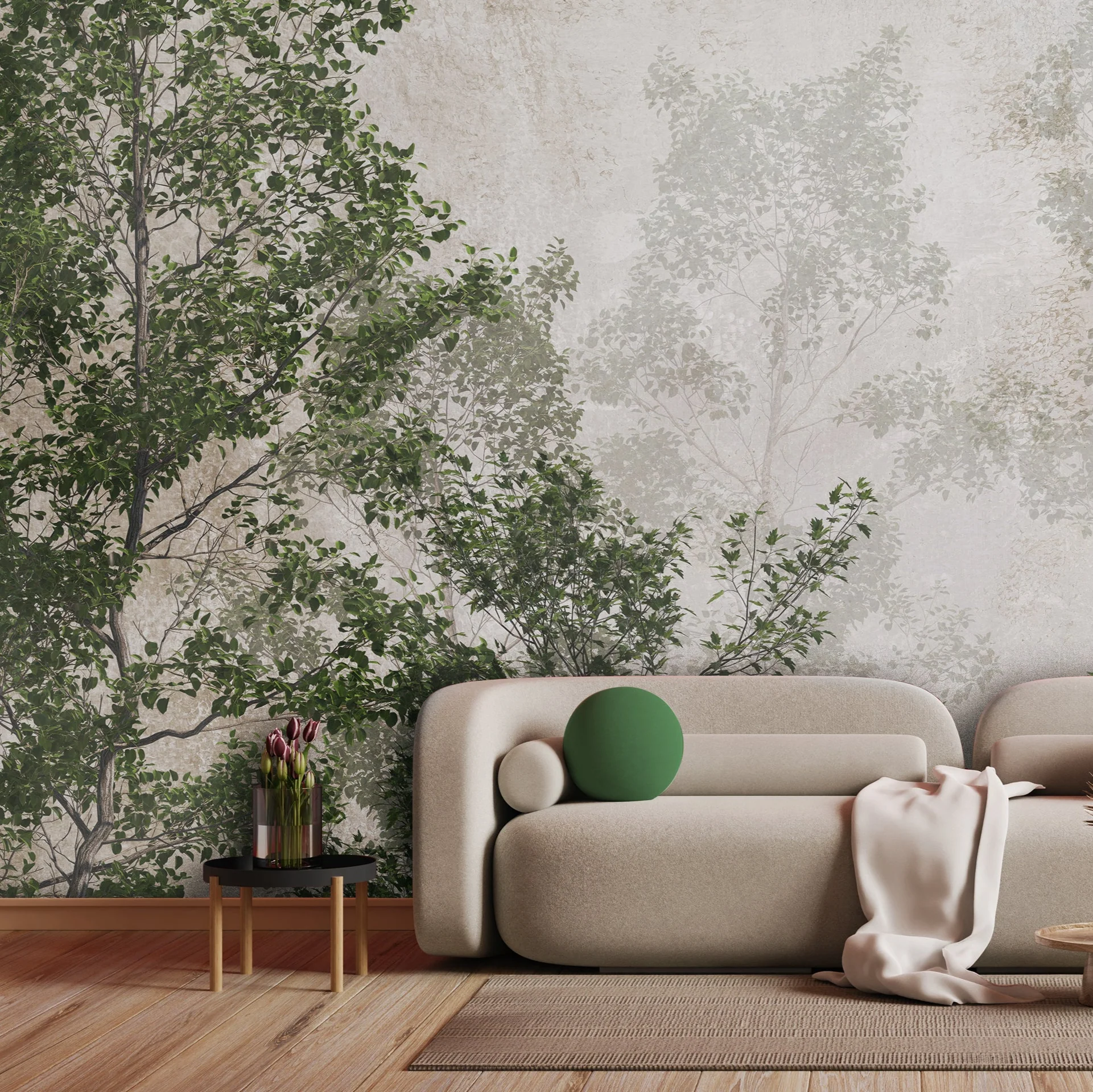 Forest Vestige — Luxury Floral Wallpaper Dubai - Image 2