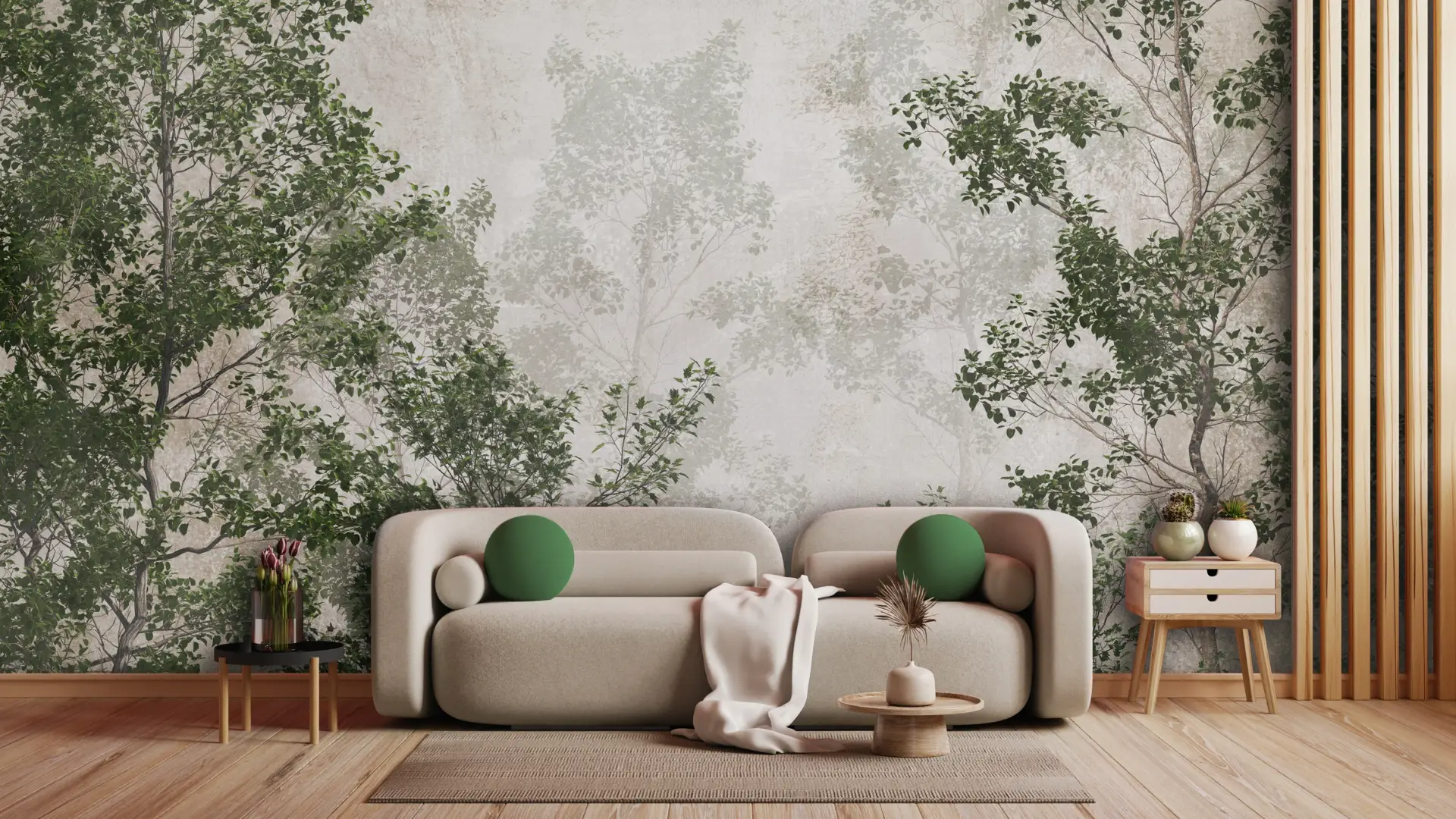 Forest Vestige — Luxury Floral Wallpaper Dubai - Image 3