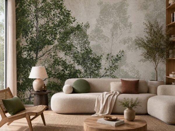 Forest Vestige — Luxury Floral Wallpaper Dubai