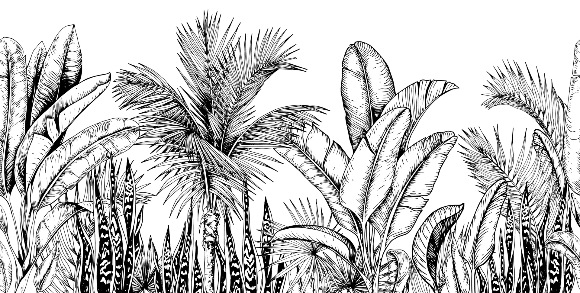 Frond Etude — Luxury Floral Wallpaper Dubai - Image 3