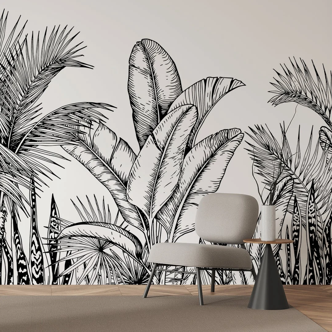 Frond Etude — Luxury Floral Wallpaper Dubai - Image 4