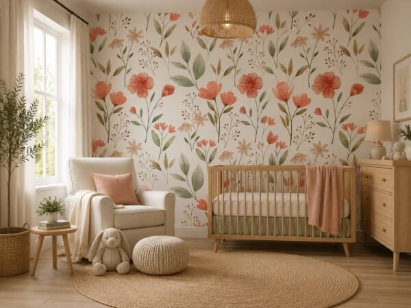 Garden Whimsy — Luxury Kids Wallpaper Dubai
