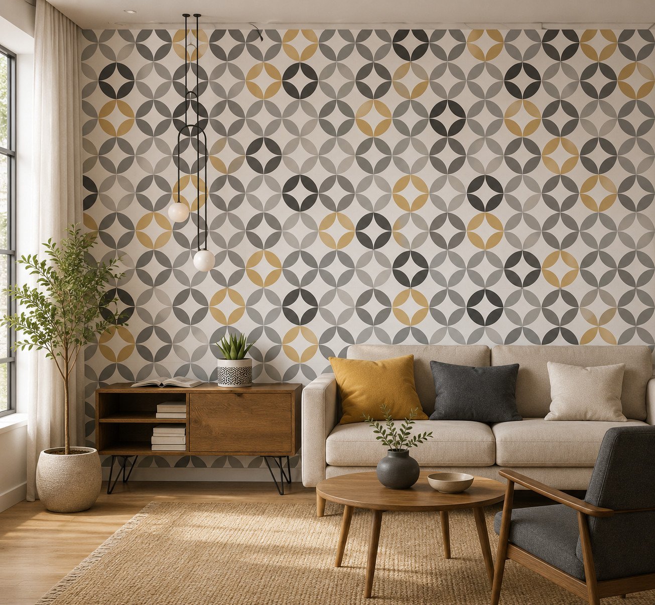 Modular Petals — Modern Wallpaper Dubai