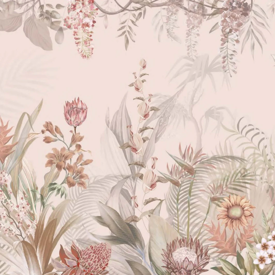 Pastel Arboretum — Luxury Floral Wallpaper Dubai - Image 2