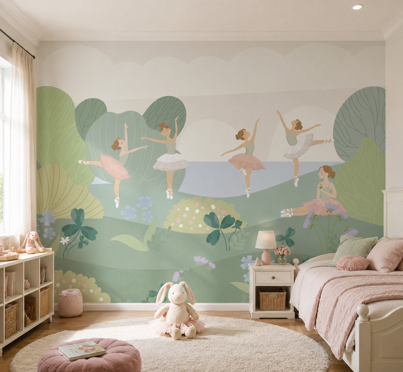 Pastel Recital — Luxury Kids Wallpaper Dubai