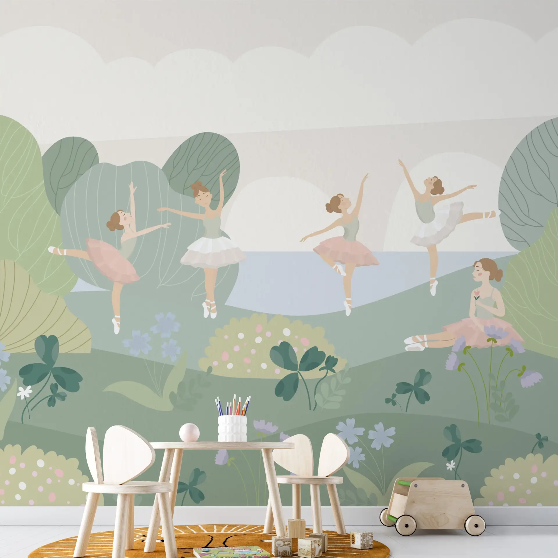 Pastel Recital — Luxury Kids Wallpaper Dubai - Image 3