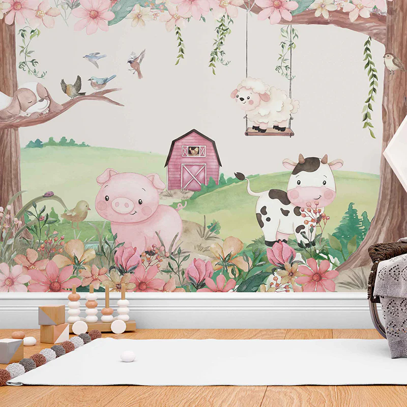 Petal Pasture — Luxury Kids Wallpaper Dubai - Image 3