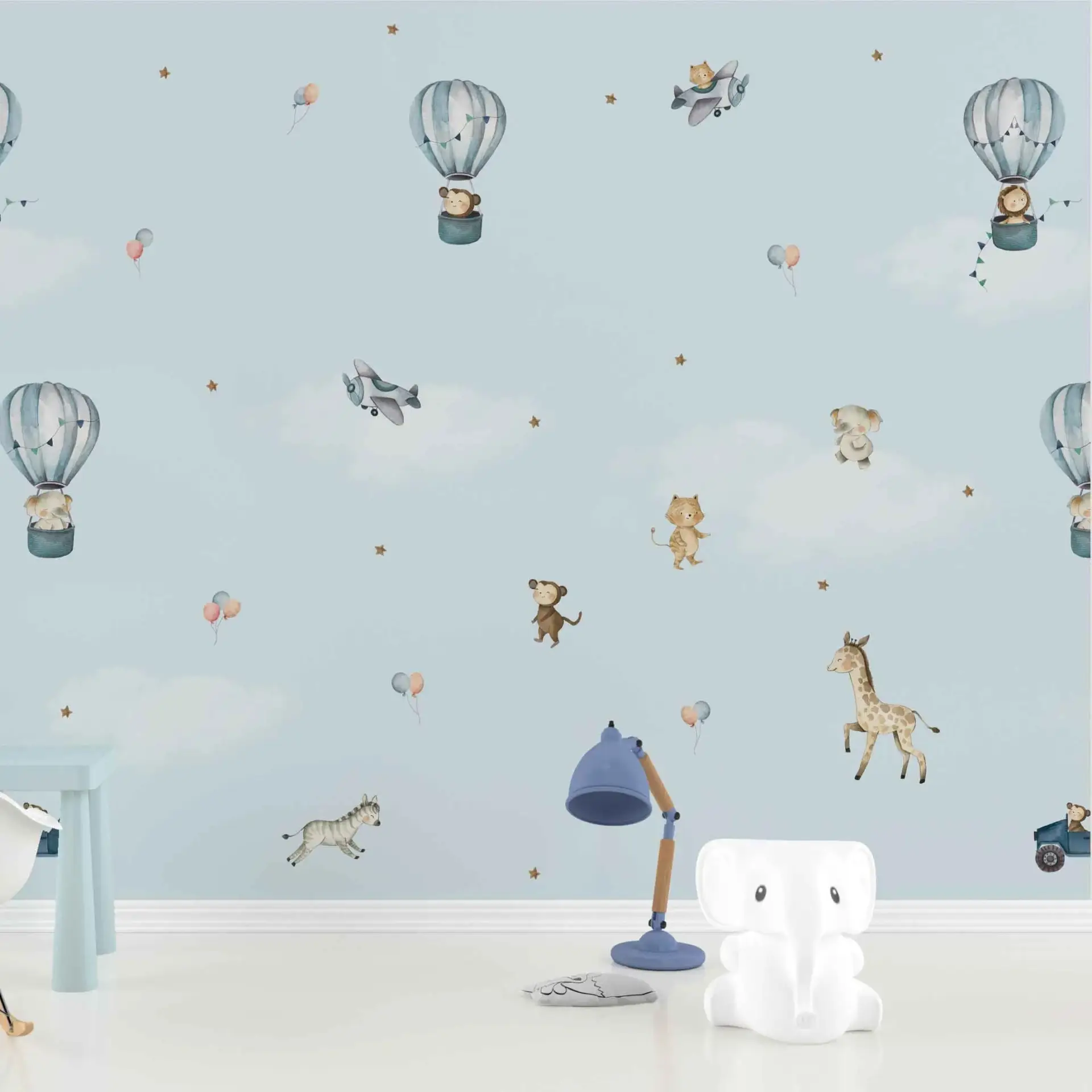 Skybound Playmates — Luxury Kids Wallpaper Dubai - Image 5