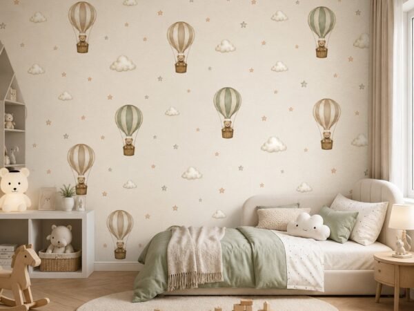 Starlit Ascent — Luxury Kids Wallpaper Dubai