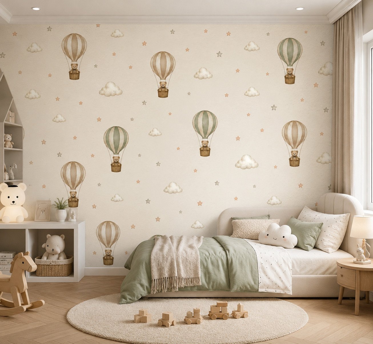 Starlit Ascent — Luxury Kids Wallpaper Dubai