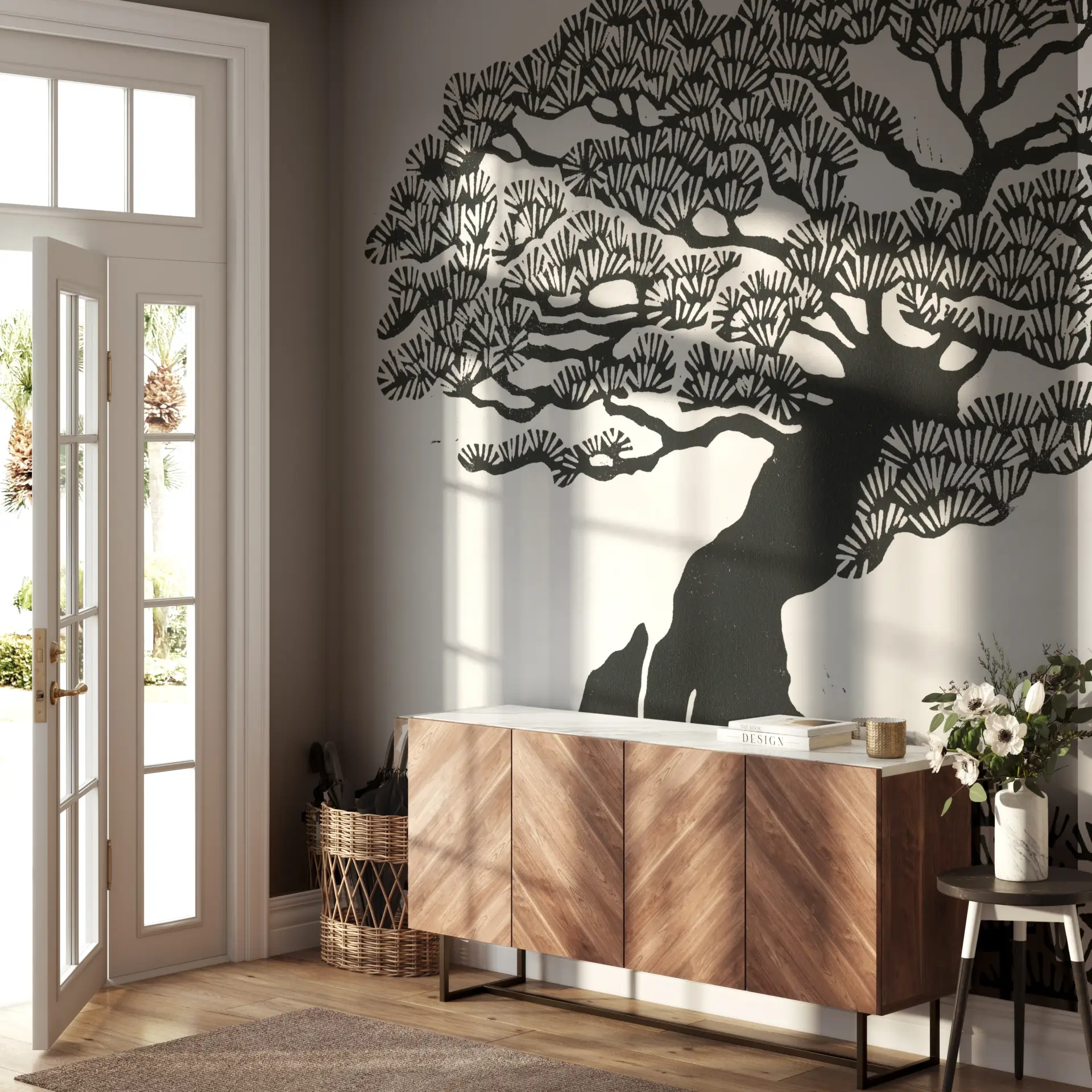Sumi Pine — Luxury Floral Wallpaper Dubai - Image 3