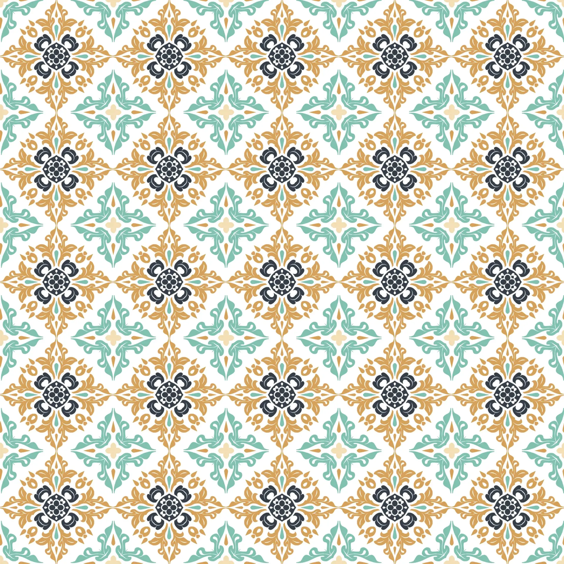 Teal Ornament — Heritage Wallpaper Dubai - Image 2