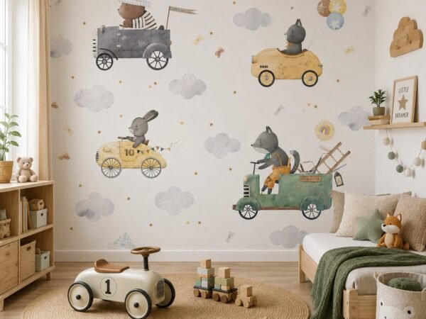 Tiny Roadsters — Luxury Kids Wallpaper Dubai