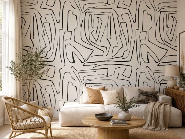 Urban Glyphs — Modern Wallpaper Dubai