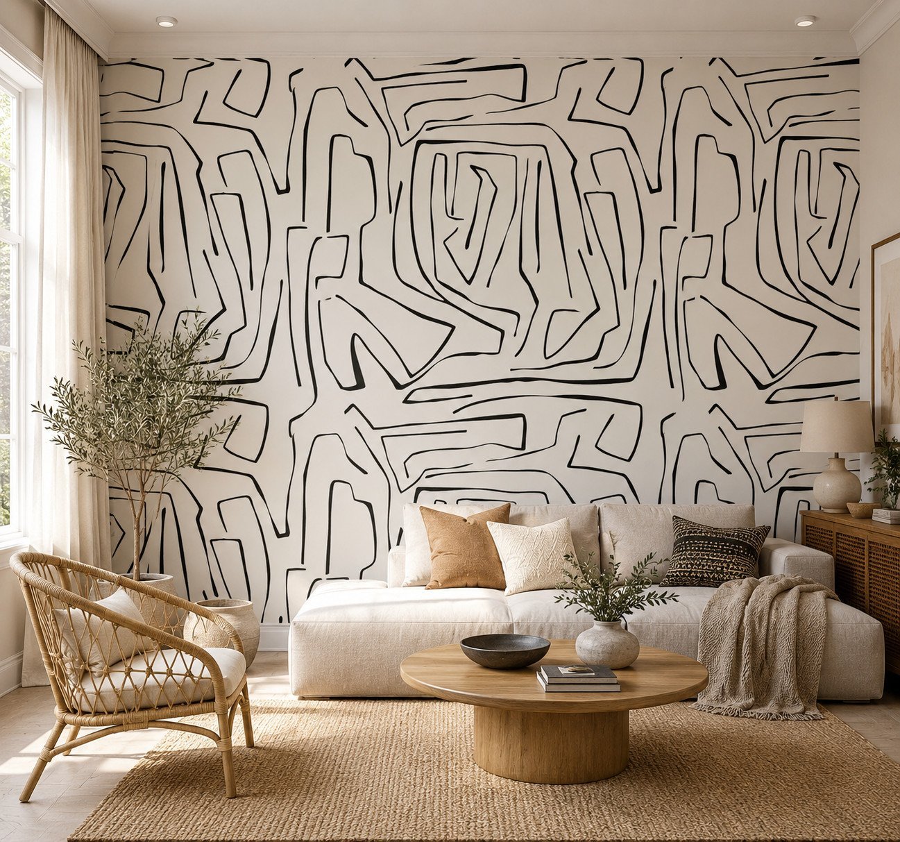 Urban Glyphs — Modern Wallpaper Dubai