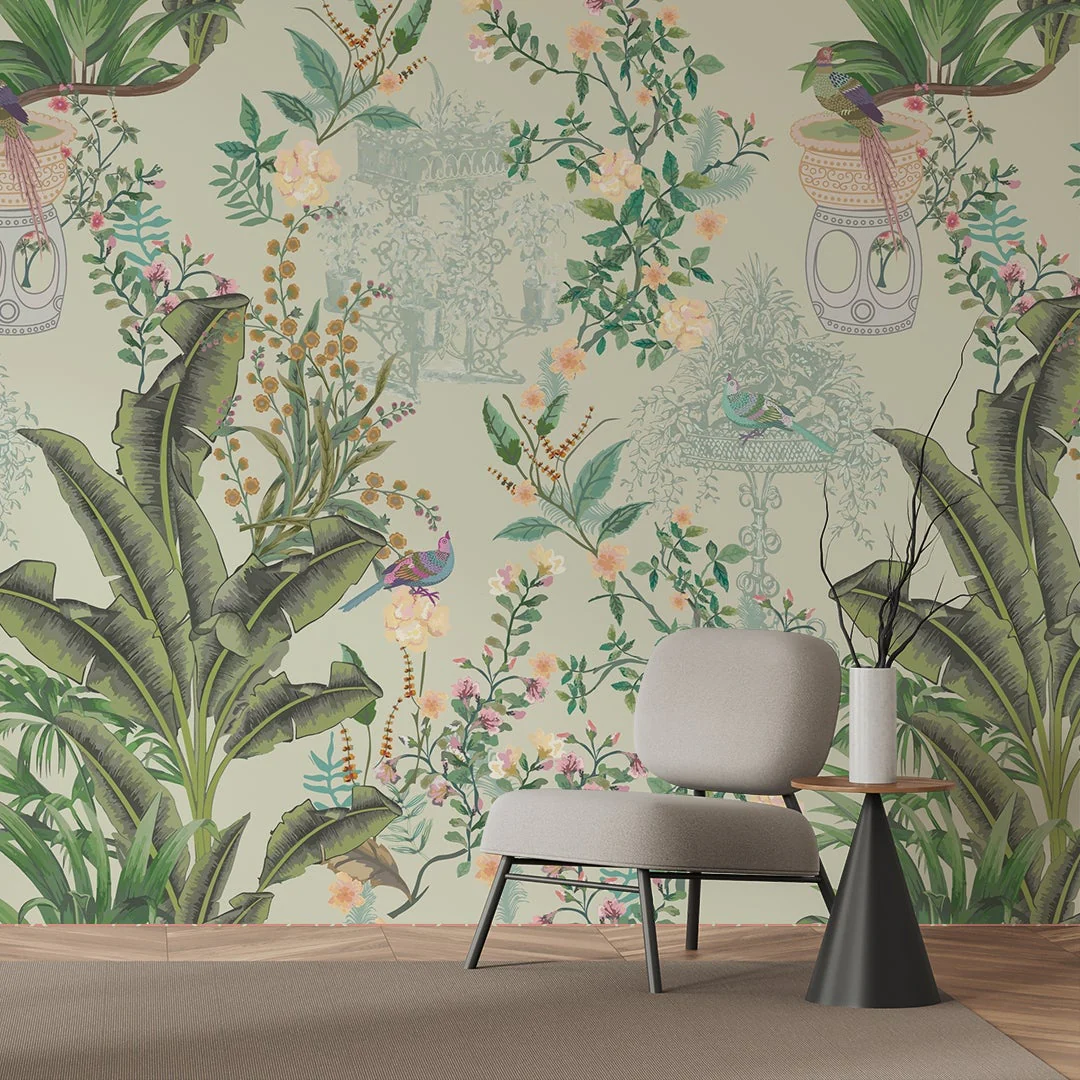 Verdant Rococo — Luxury Floral Wallpaper Dubai - Image 5