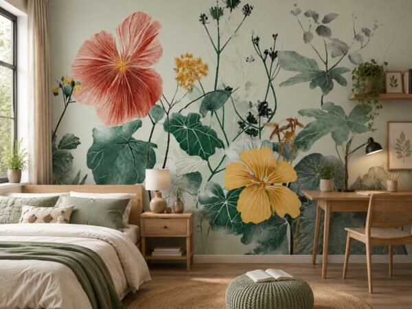 Viridian Folio — Luxury Floral Wallpaper Dubai