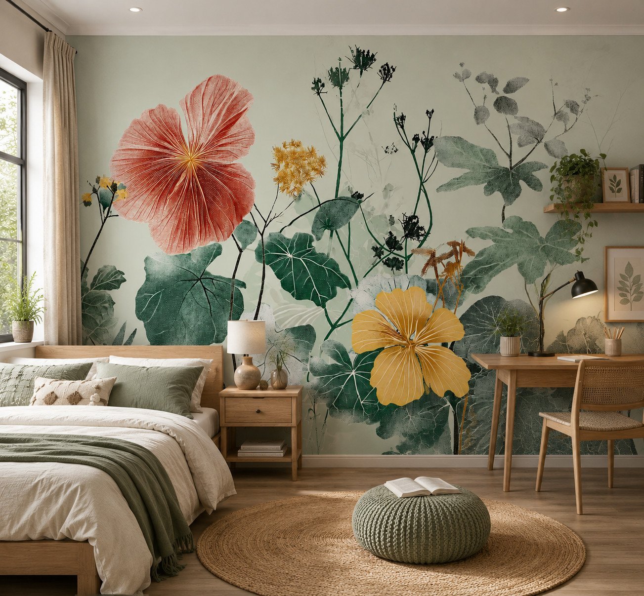 Viridian Folio — Luxury Floral Wallpaper Dubai