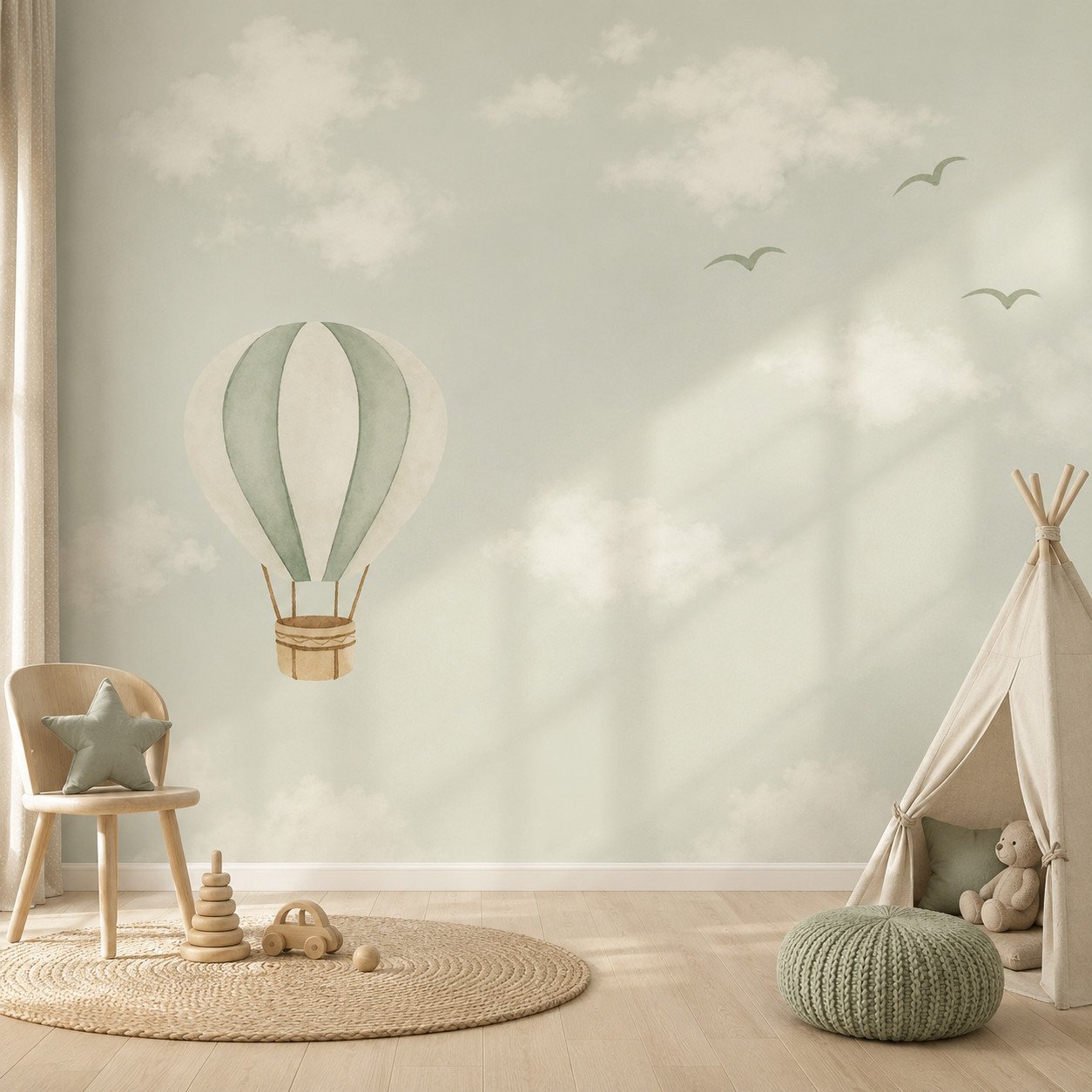 Aerial Lilt — Luxury Kids Wallpaper Dubai
