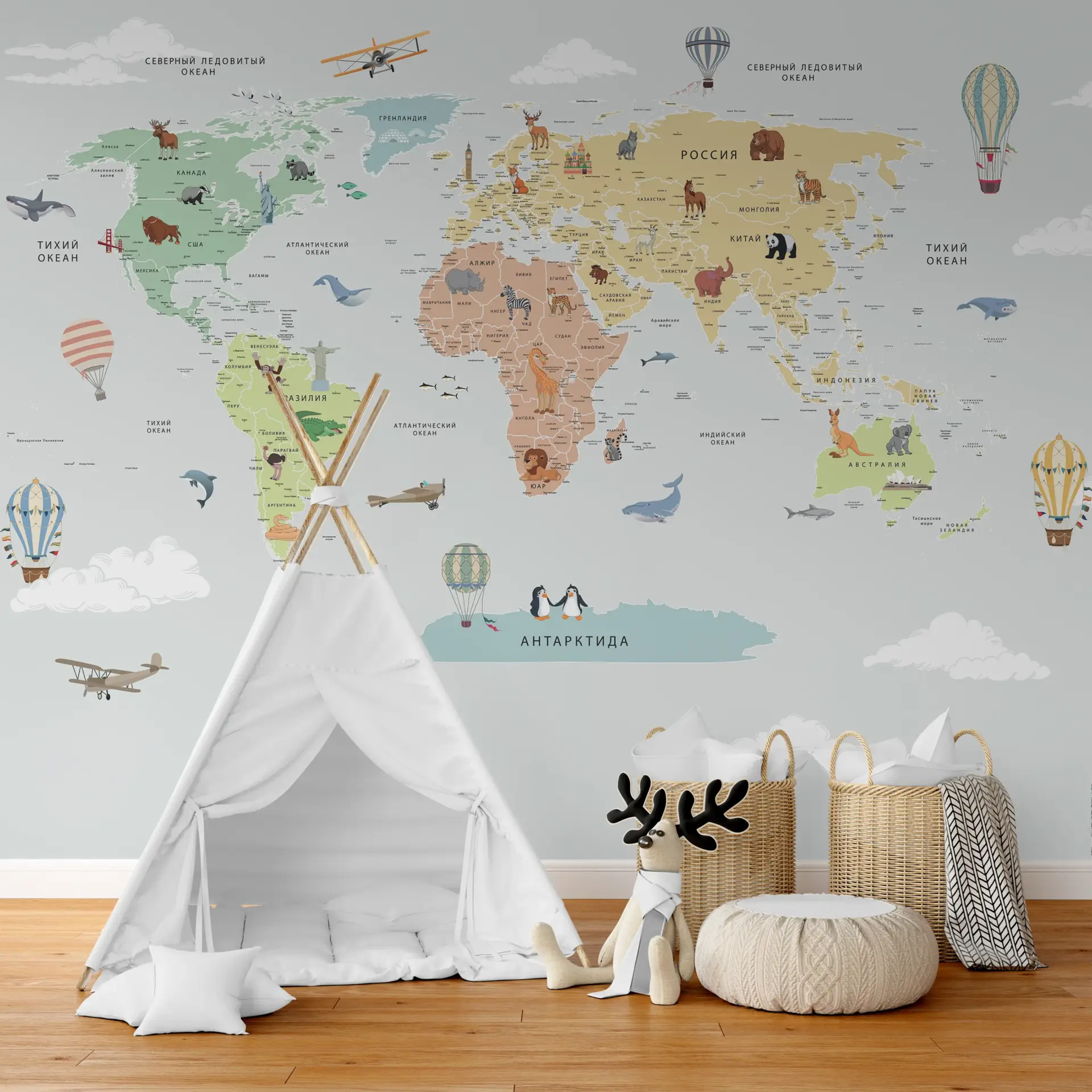 Aerial Odyssey — Luxury Kids Wallpaper Dubai - Image 3